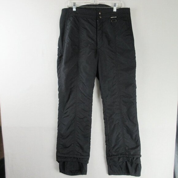 Activa Other - Activa Black Ski Pants Size M Zippered Fly